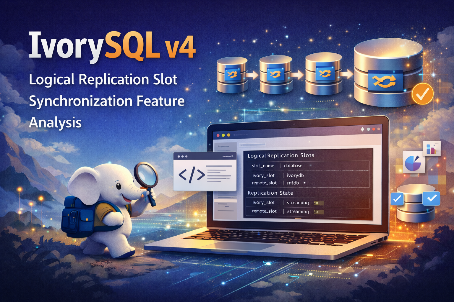 IvorySQL v4 逻辑复制槽同步功能解析
